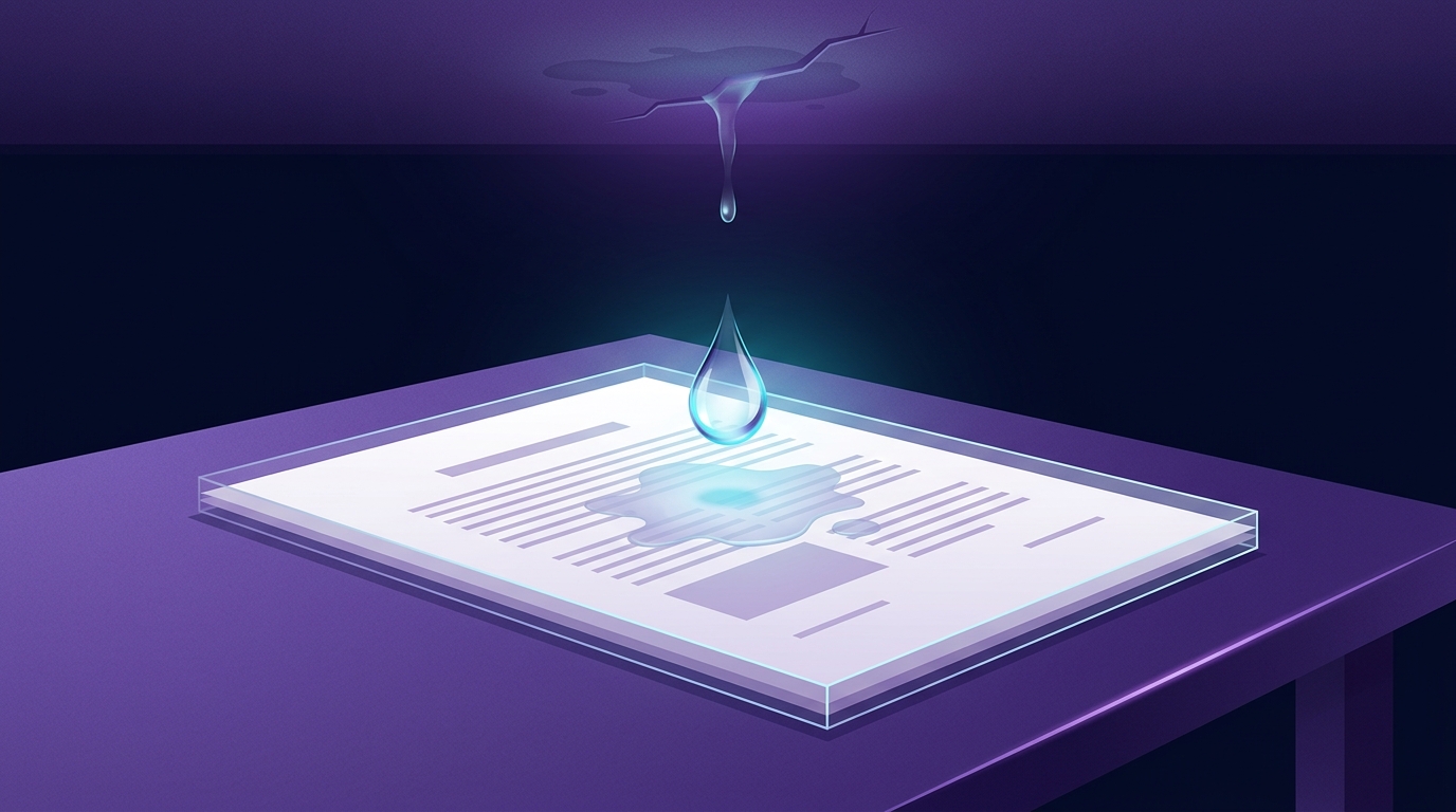 Danni da infiltrazioni dal piano superiore: come scrivere la diffida e ottenere il risarcimento